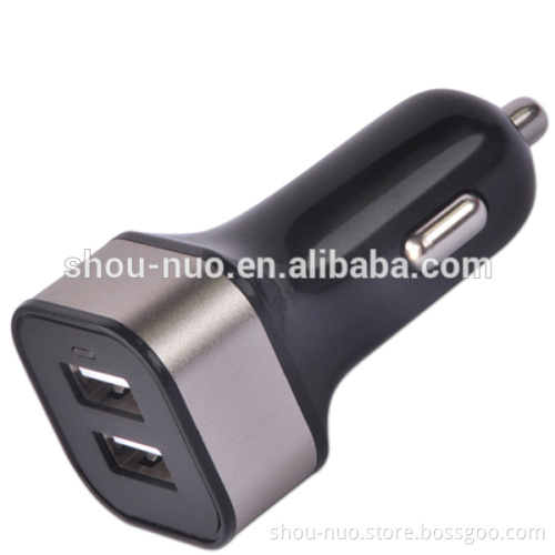Made in china shenzhen micro cell phone dual 2 usb port 5v2.1a car charger